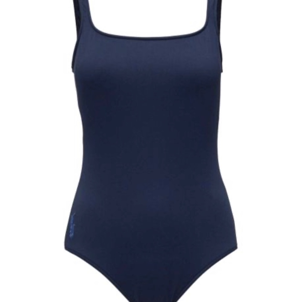 Polo by Ralph Lauren scoop back navy one-piece - Picture 3 of 9